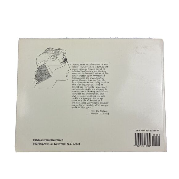 DRAWING A CREATIVE PROCESS Architectural Francis D. K. Ching Excellent Condition - Picture 4 of 4